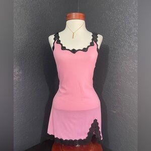 Vintage Coquette Core‎ Alfani Intimates Lace Pink Camisole